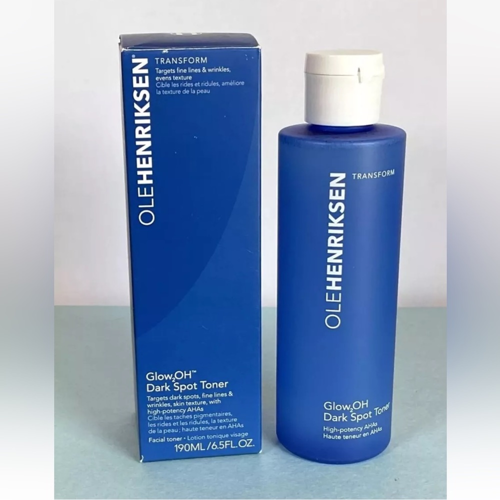 NEW IN BOX OLE HENRIKSEN Glow 2 OH Dark Spot Toner 6.5 fl oz VEGAN
